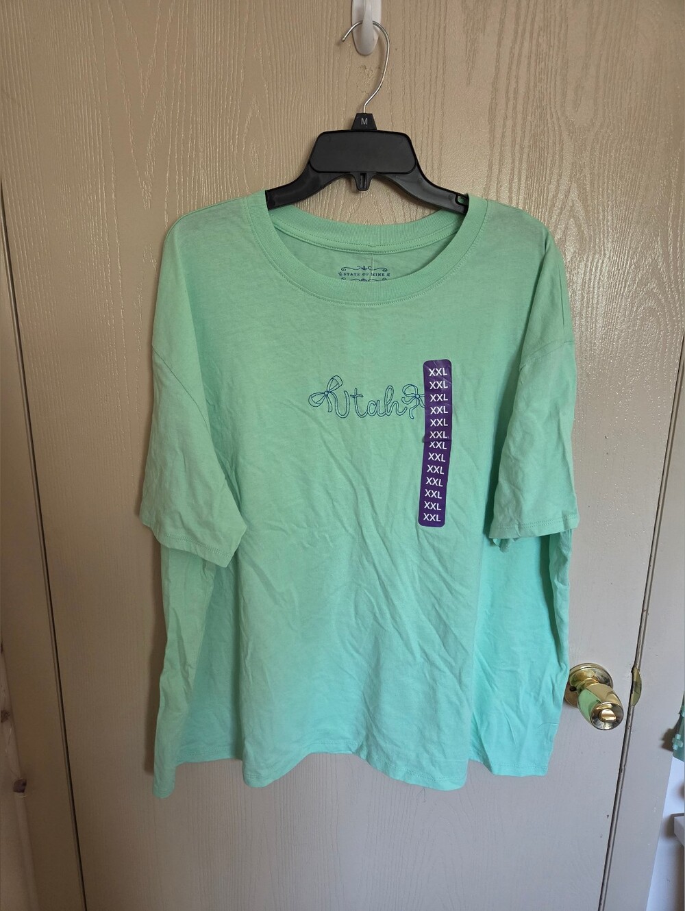 State Of Mine Mint Green Utah T Shirt Womens Size XXL NWT